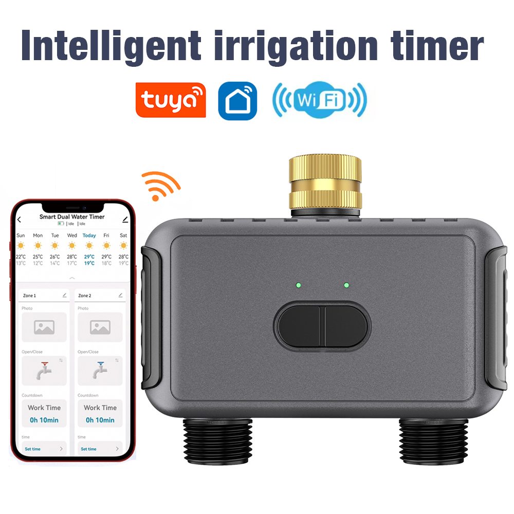 Smart Garden Project - Wifi Automatic Water Timer Dual Hose