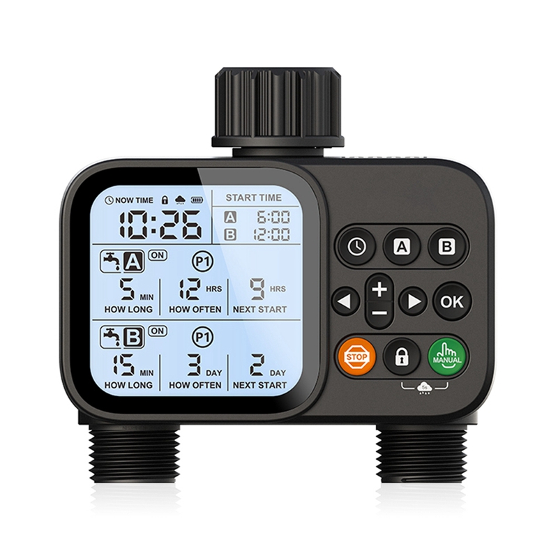 Smart Garden Sphagnum Moss - BAAY Household Solar Irrigation Timer LCD