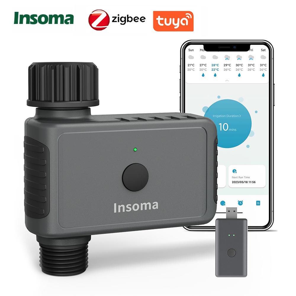 Smart Garden Sphagnum Moss - Insoma Zigbee Sprinkle Timer Remote Garden
