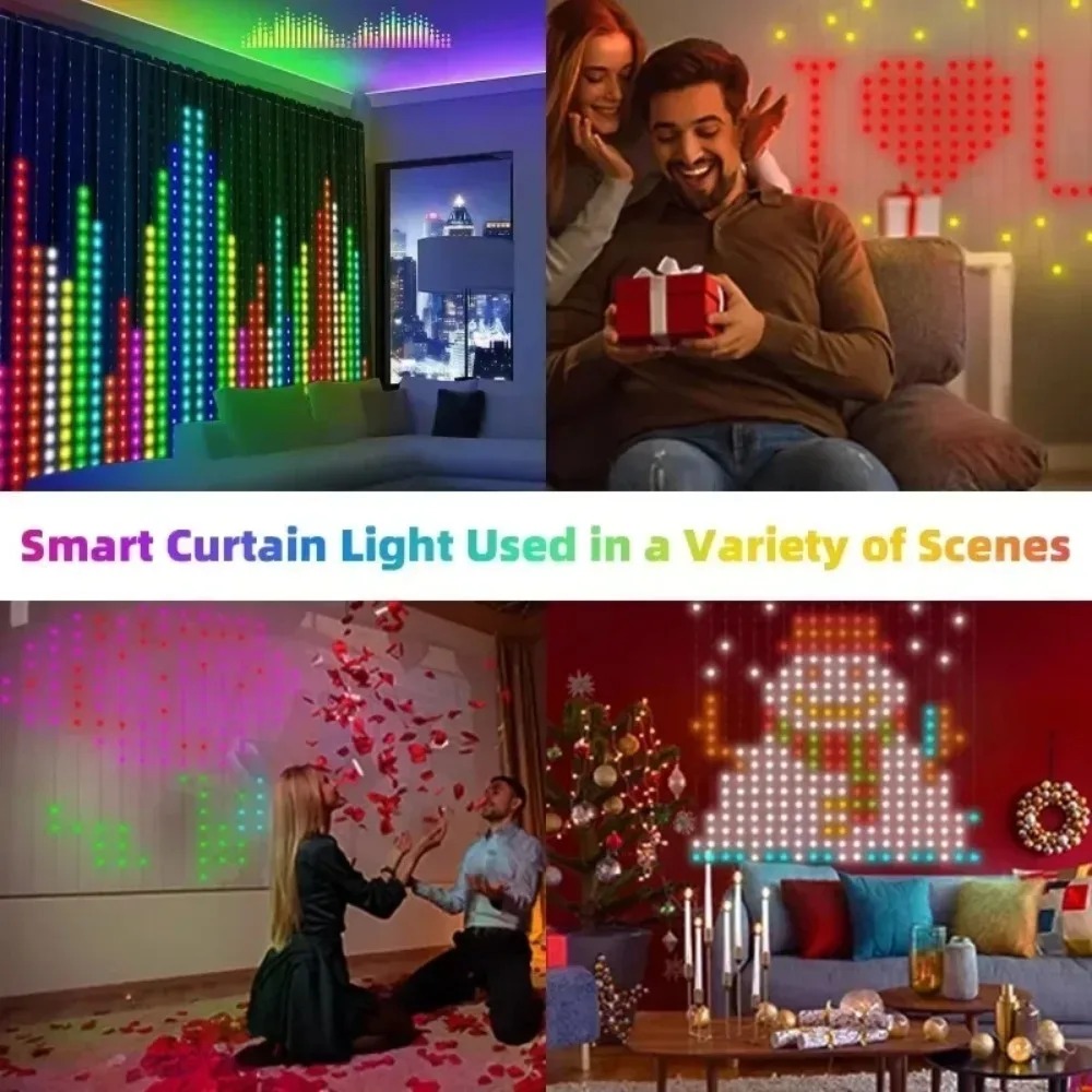 Outdoor LED Pixel Curtain Ligh - Smart Garden Is ulasan dan harga