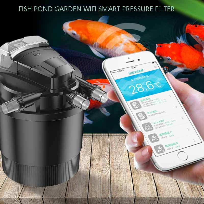 WiFi Smart Automatic Pond Filt - Smart Garden Water Features ulasan dan harga