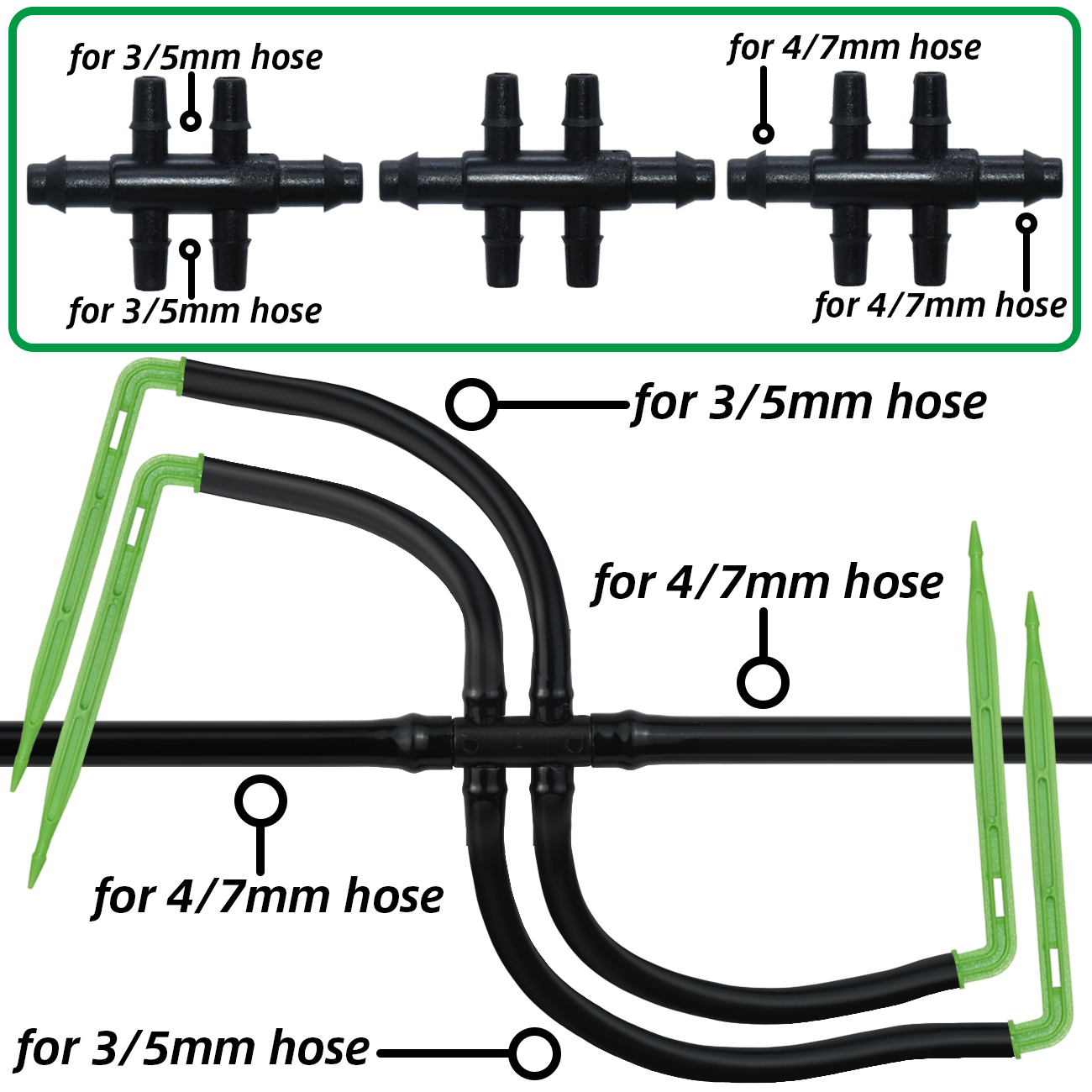 KESLA Garden 4/7mm to 3/5mm Ho - Smart Garden Project ulasan dan harga
