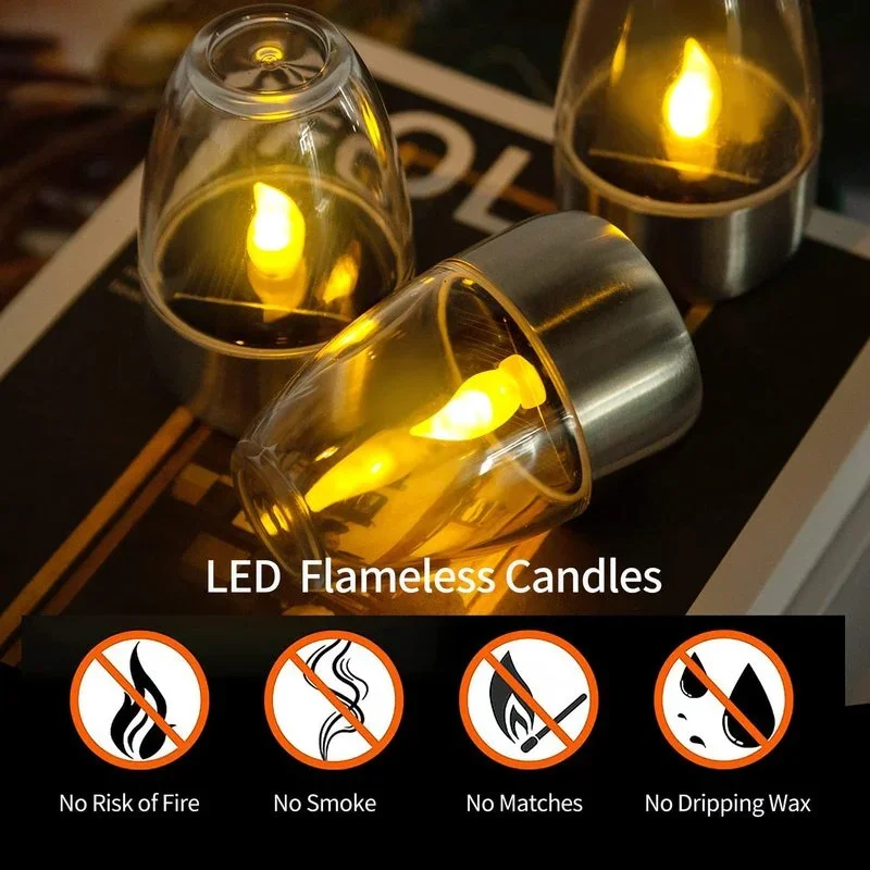 Solar Powered Flameless Candle - Smart Garden Spotlights ulasan dan harga