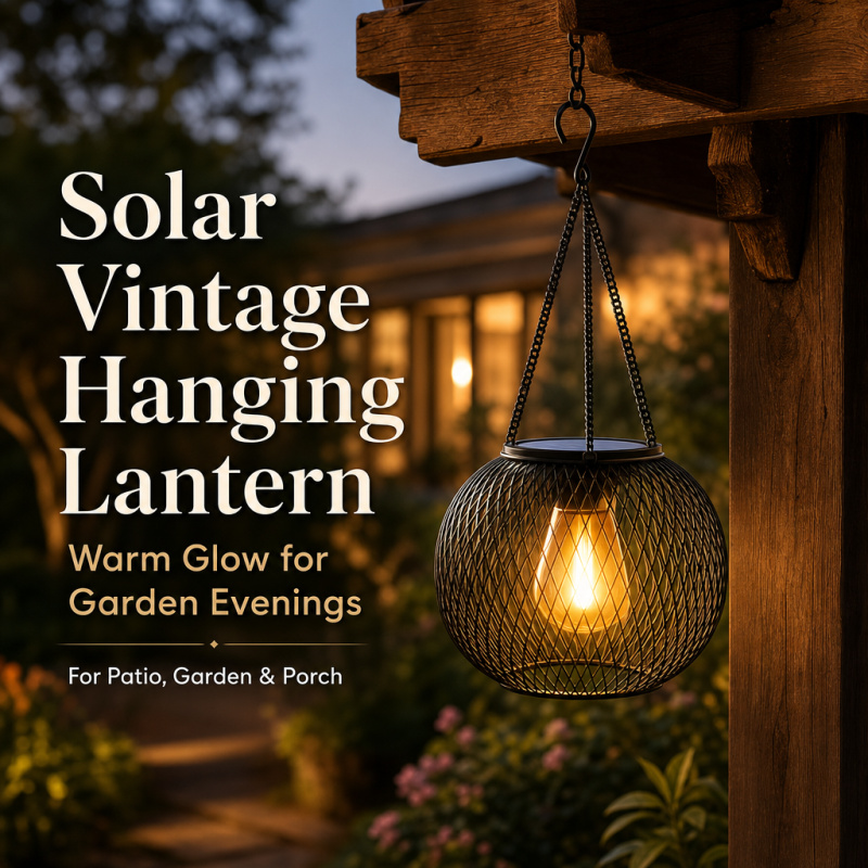 Solar Powered LED Hanging Floo - Smart Garden Spotlights ulasan dan harga