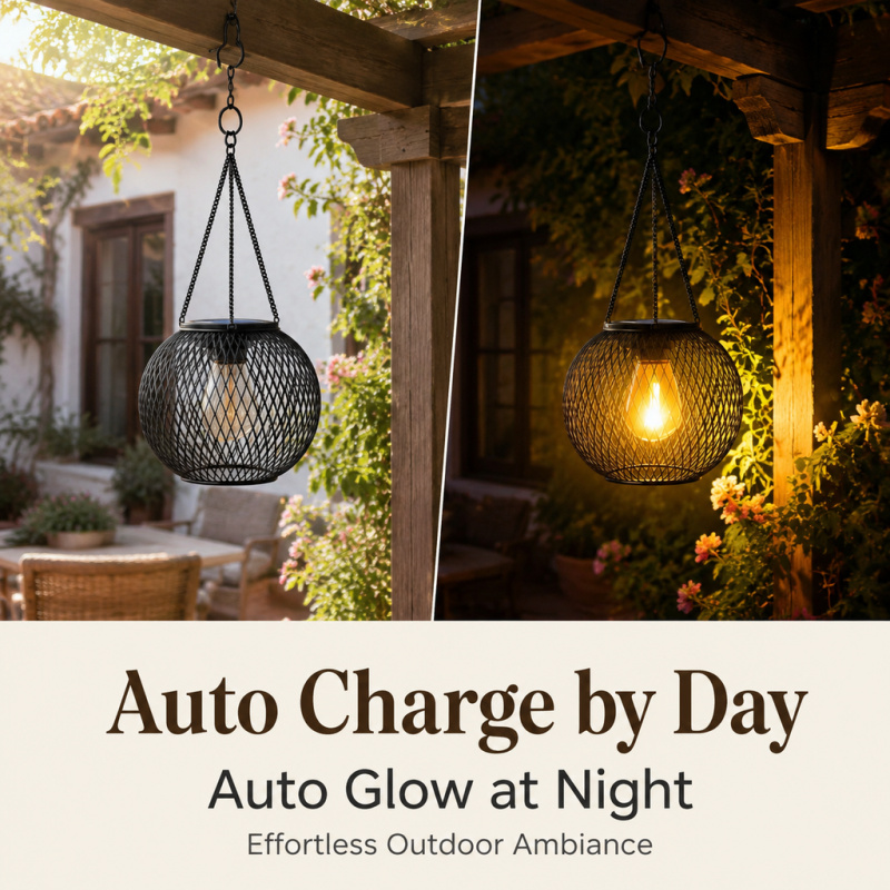 Solar Powered LED Hanging Floo - Smart Garden Spotlights ulasan dan harga