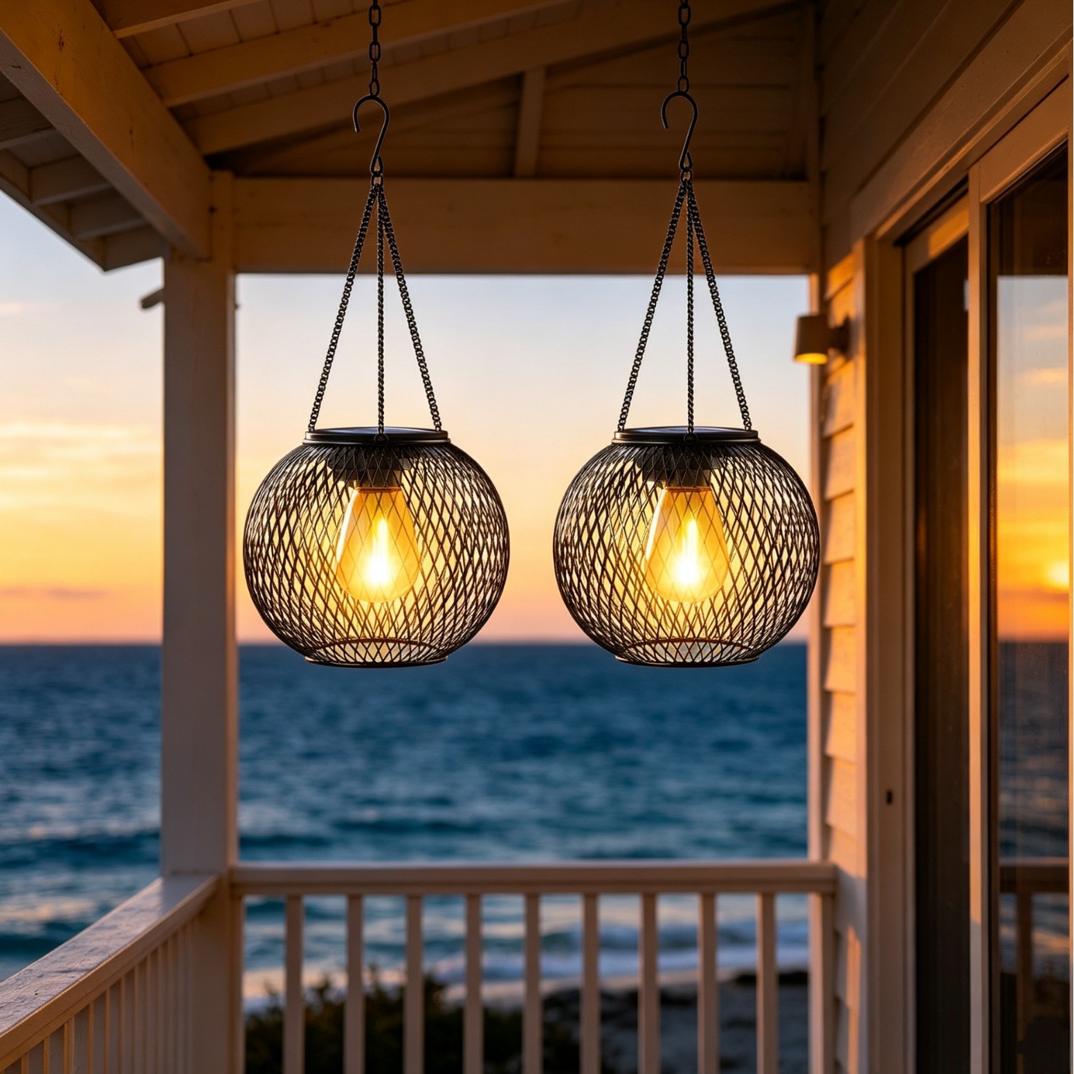 Solar Powered LED Hanging Floo - Smart Garden Spotlights ulasan dan harga