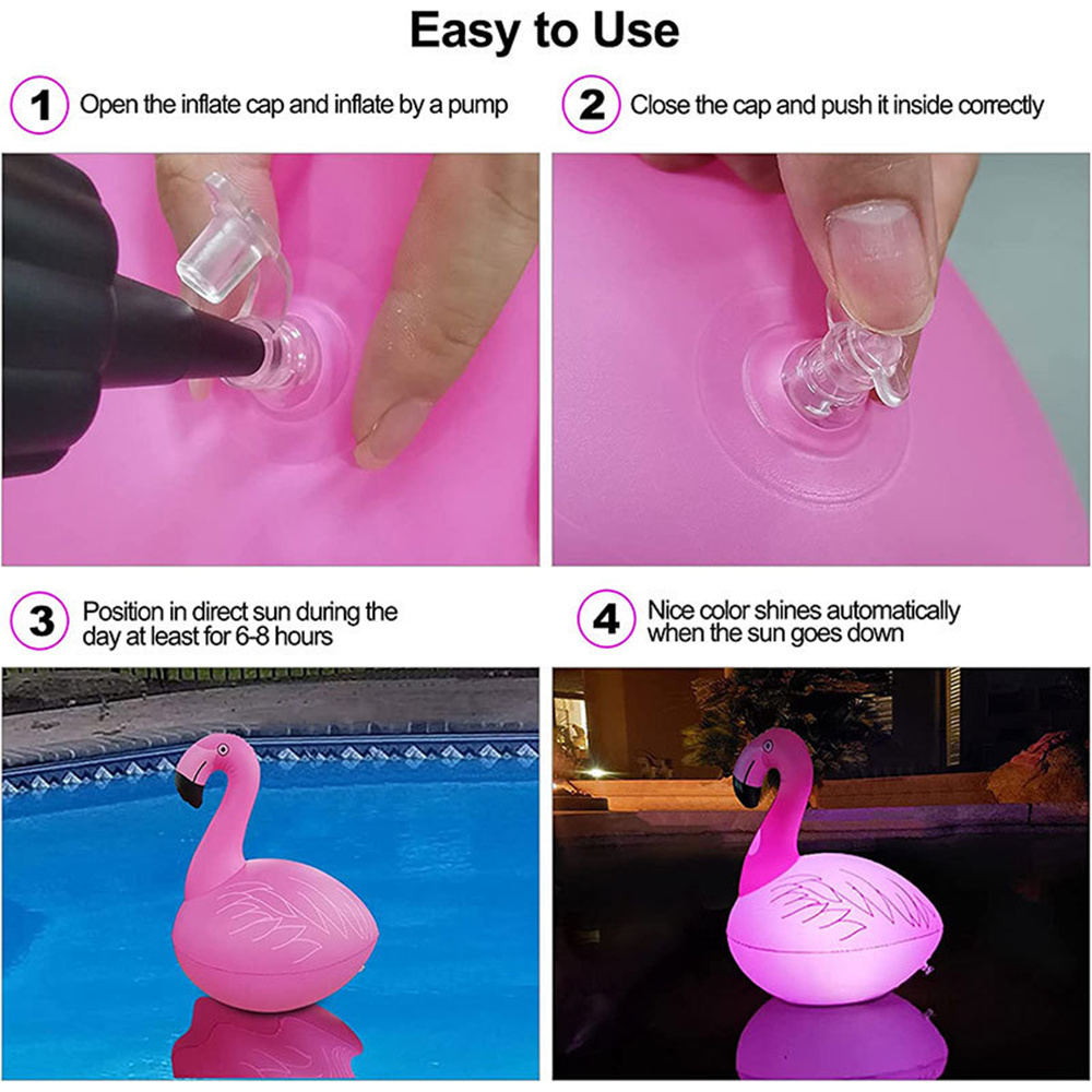 Solar Floating Flamingo Ball L - Smart Garden Balloon ulasan dan harga