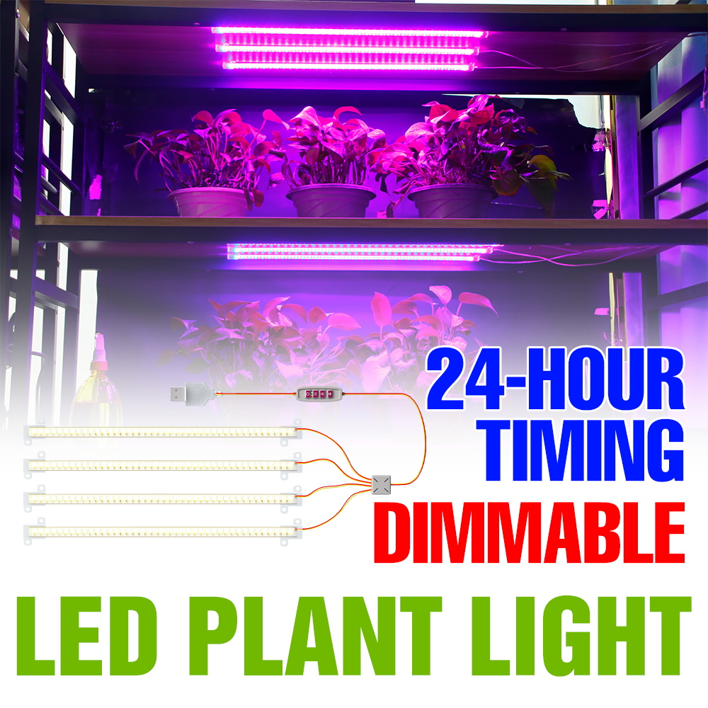 LED Indoor Plant Light Bar USB - Hydroponic Grow Pod ulasan dan harga