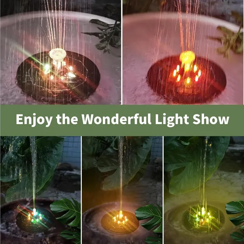 Fountain Light 7 Colors LED Li - Smart Garden Spotlights ulasan dan harga
