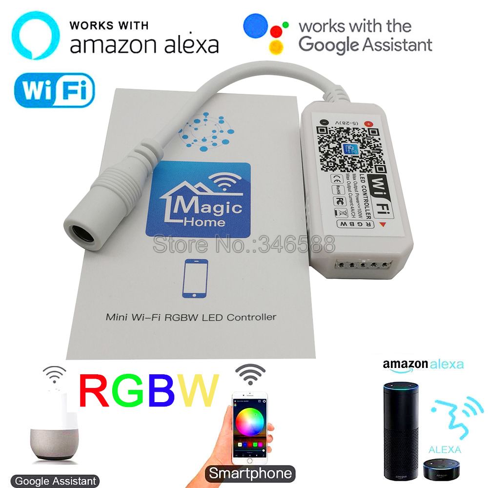 Magic Home Mini Wifi RGBW LED  - Smart Garden Light Controller ulasan dan harga