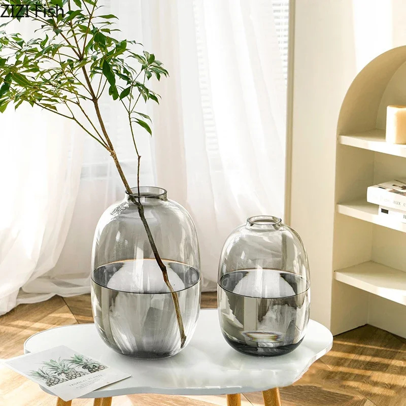 Transparent Glass Vase, Office - Hydroponic Grow Pod ulasan dan harga