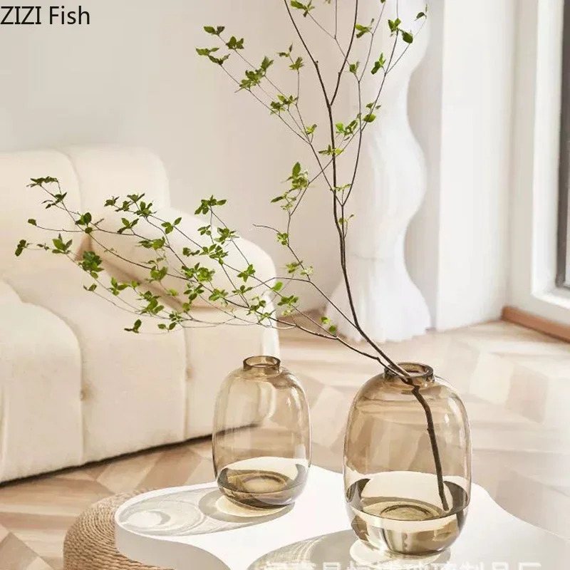 Transparent Glass Vase, Office - Hydroponic Grow Pod ulasan dan harga