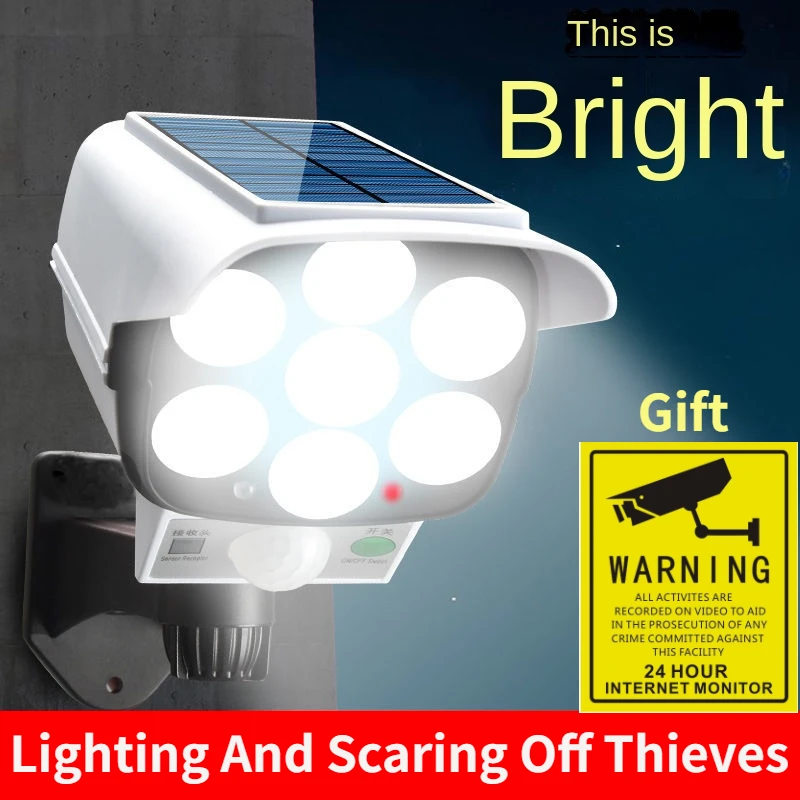 Outdoor Solar Light Motion Sen - Smart Garden Spotlights ulasan dan harga
