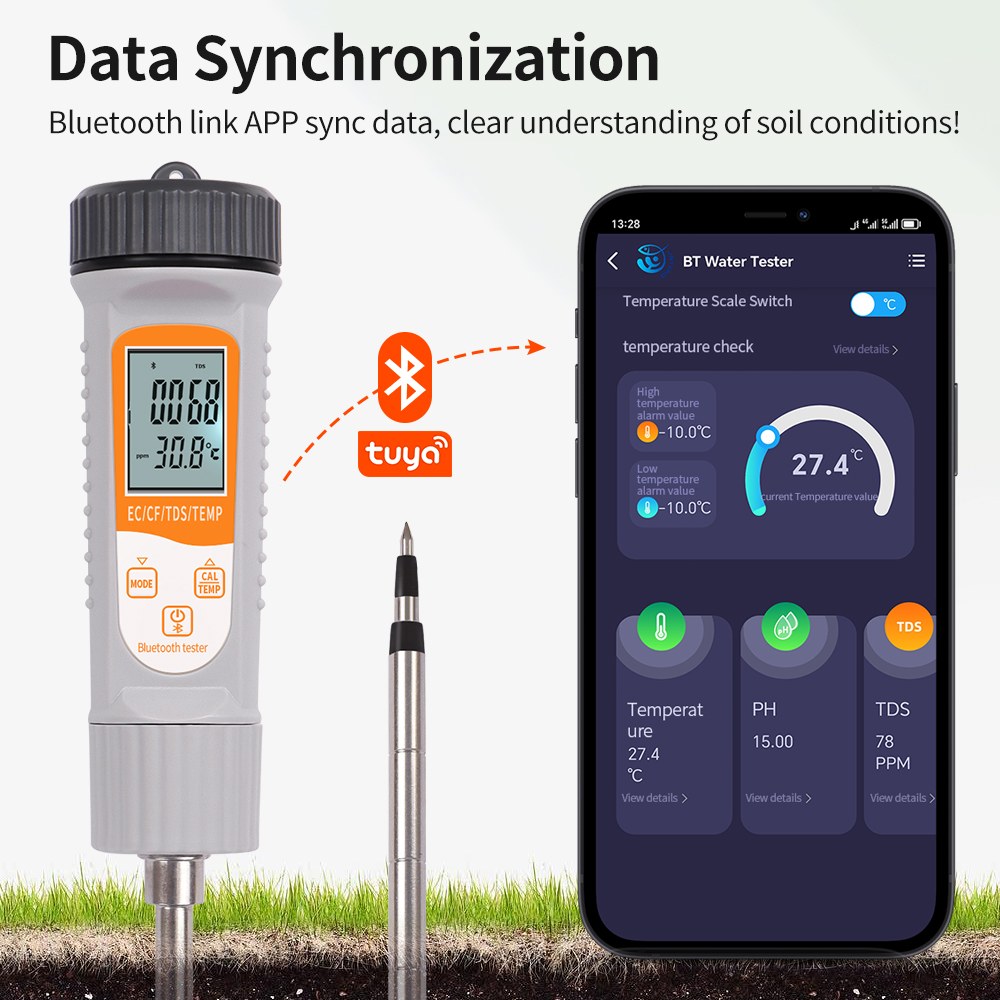 Bluetooth Soil Meter Multifunc - Smart Garden Nutrients ulasan dan harga