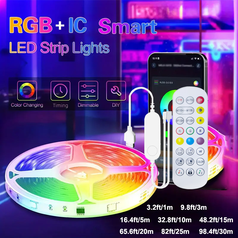 Tuya Smart WIFI RGBIC LED Stri - Smart Garden Light Controller ulasan dan harga