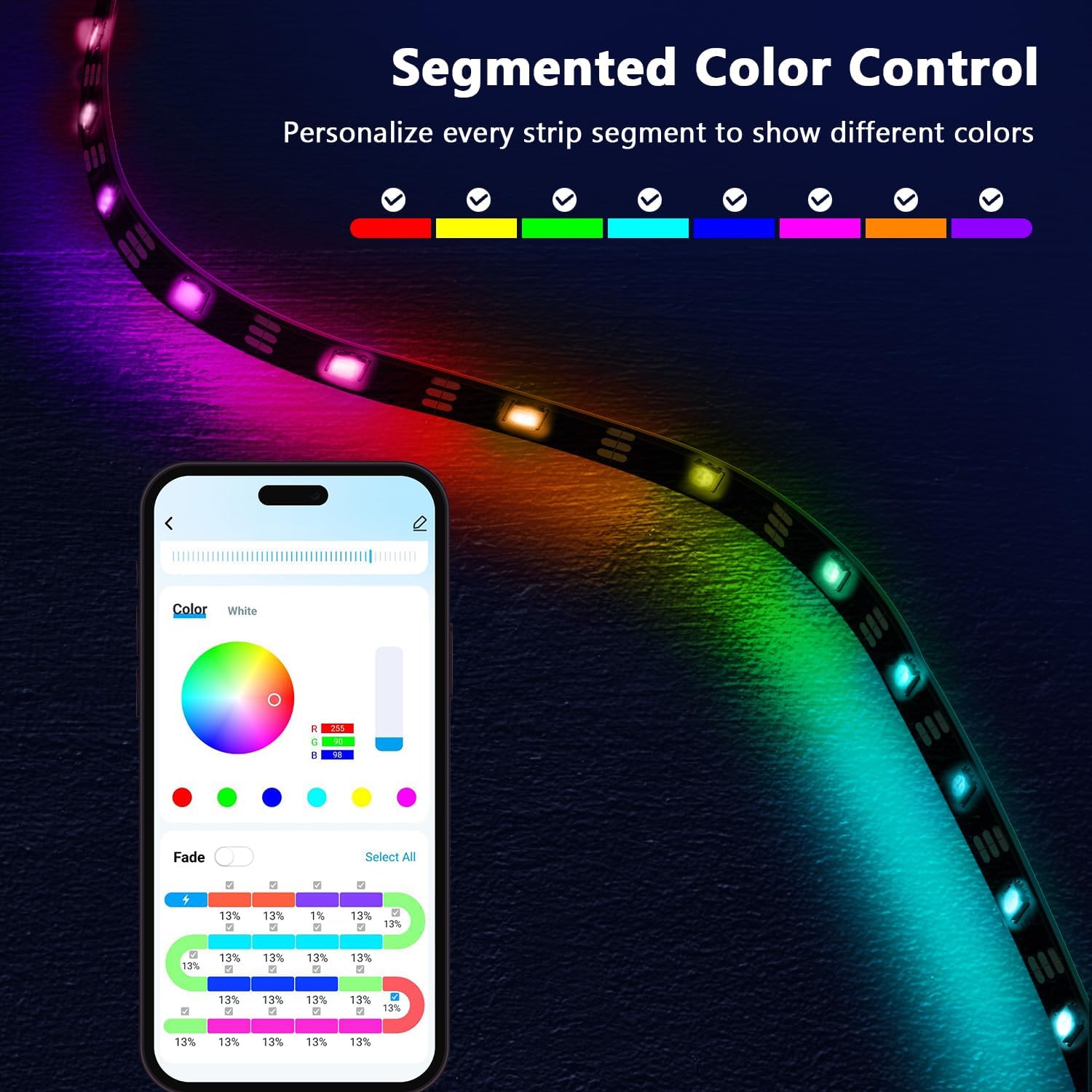 Tuya Smart WIFI RGBIC LED Stri - Smart Garden Light Controller ulasan dan harga