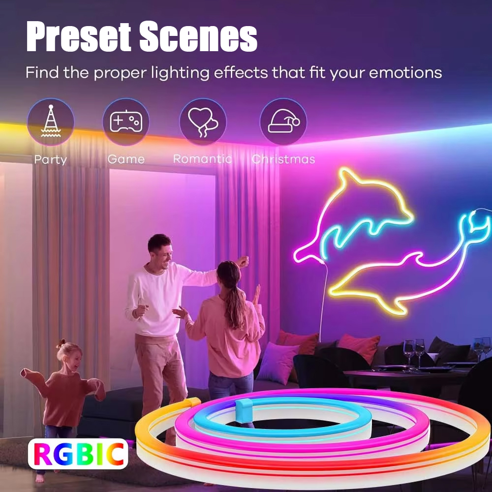 WISCOLOR 24V TUYA WIFI Neon St - Smart Garden Light Controller ulasan dan harga