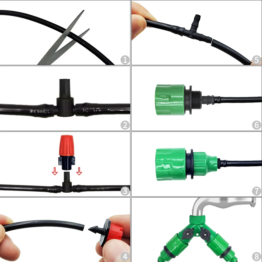 148pcs/set Automatic Watering  - Smart Garden Project ulasan dan harga