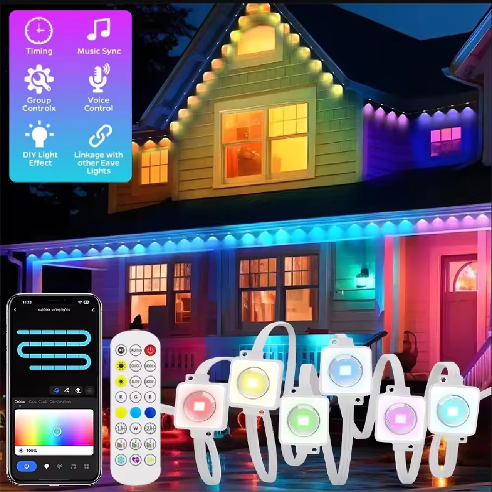 15M/30M/45M/60M/90M RGBIC Smar - Smart Garden Light Controller ulasan dan harga