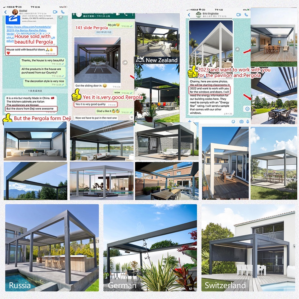 Customised Modern Foldable Wat - Smart Garden Electric Pergola ulasan dan harga