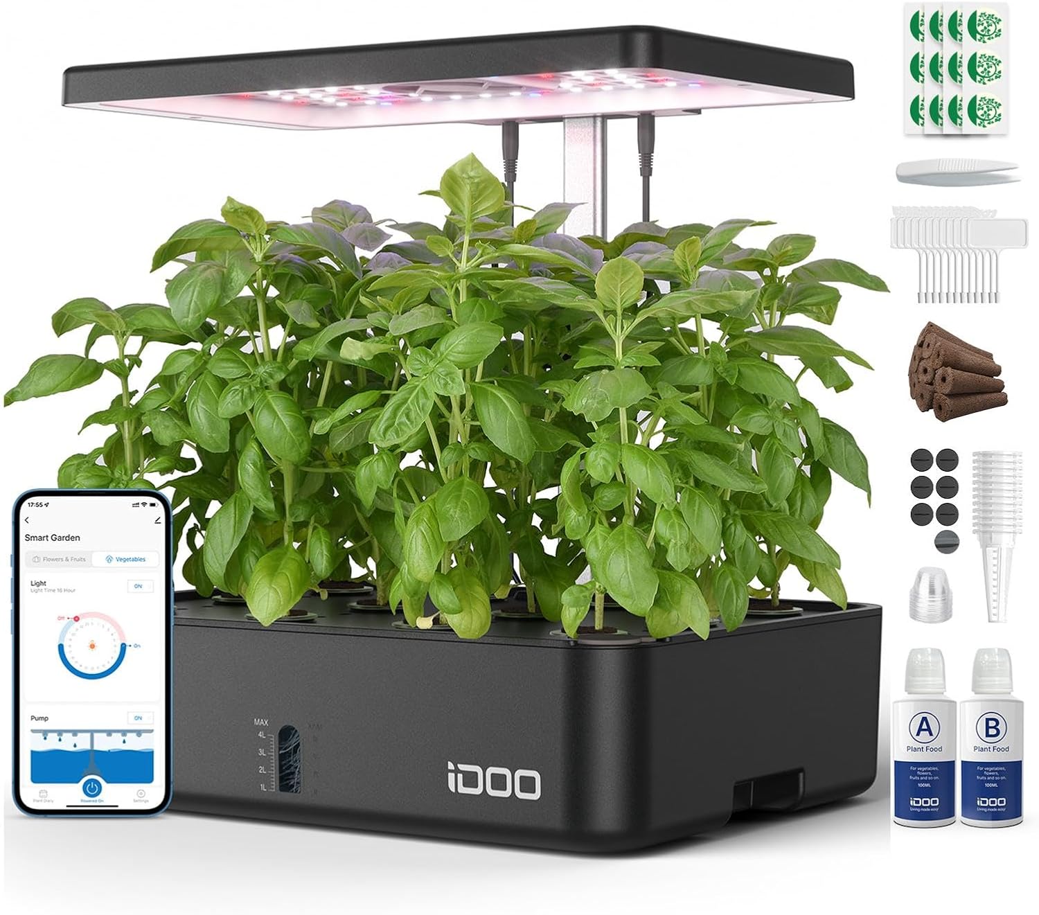 12 Pods WiFi Hydroponics Growi - Hydroponic Grow Pod ulasan dan harga